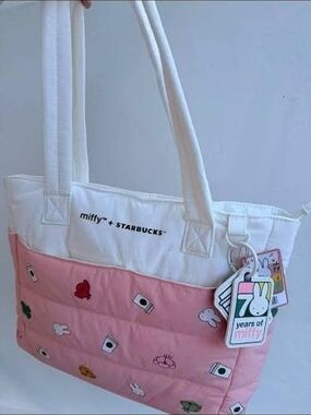 Starbucks Miffy 70th Anniversary Tote Bag